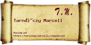 Tarnóczy Marcell névjegykártya